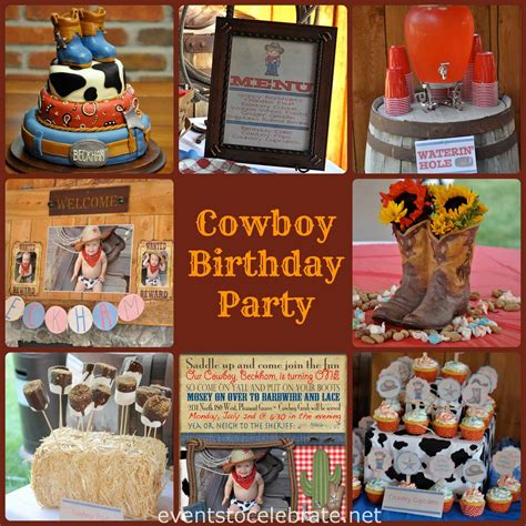 cowboy theme first birthday|cowboy birthday party ideas western.